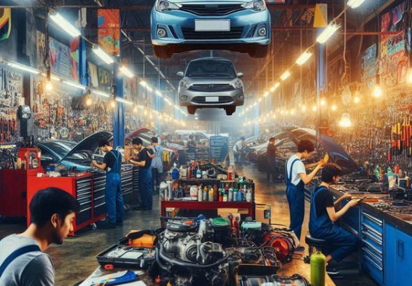 modal buka bengkel otomotif